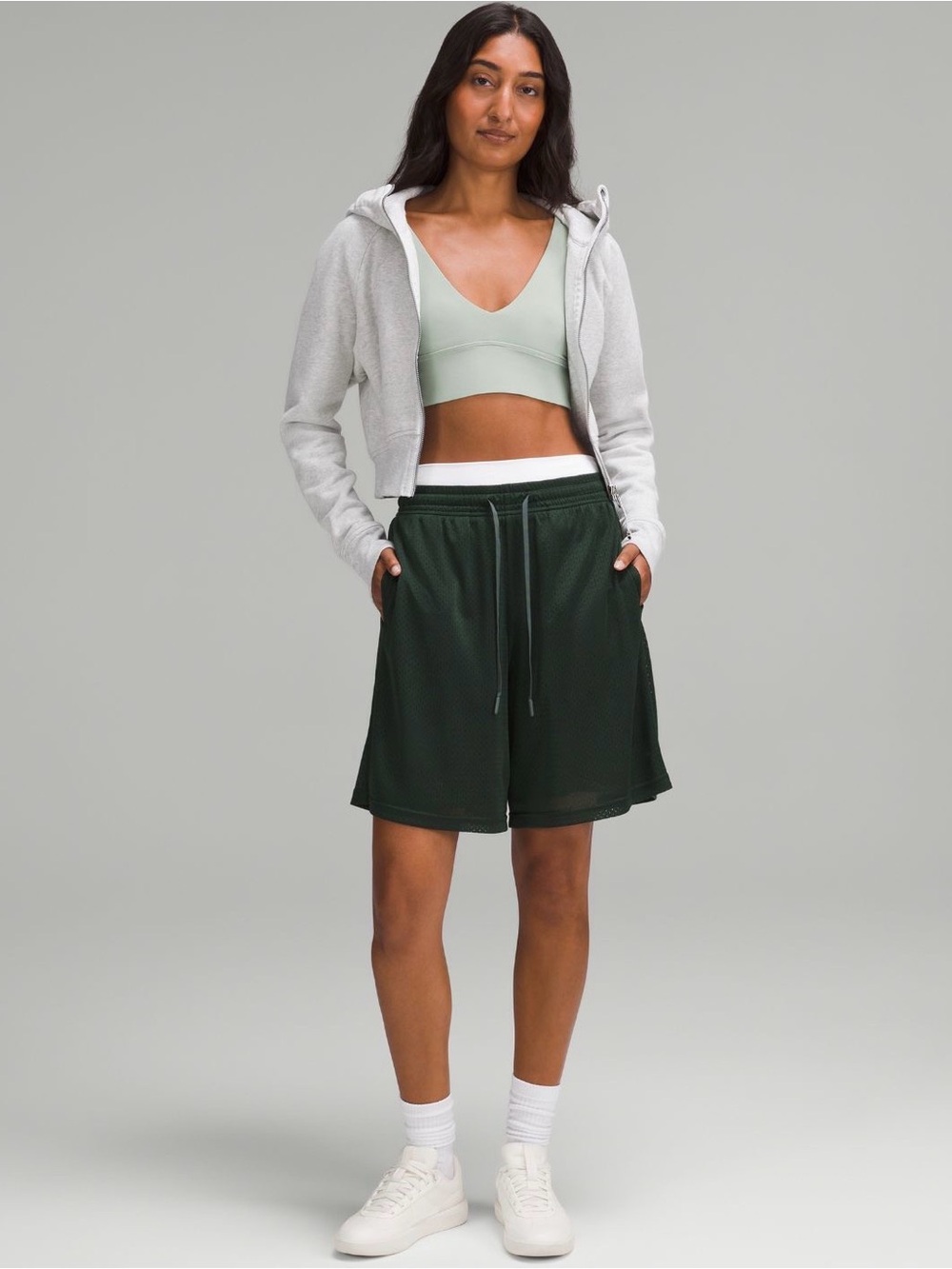 Lululemon Relaxed-Fit Mesh Training Short 8" women's Sz 0